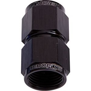 Aeroflow Straight Female Swivel Coupler -10AN Black