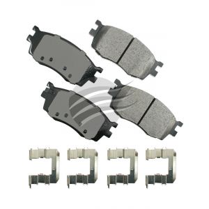 Akebono ProAct Ultra-Premium Ceramic Front Disc Brake Pad Set