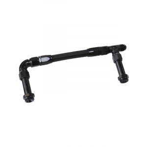 Aeroflow Carburettor Inlet Rail Kit -8AN (241mm), Black For Holley