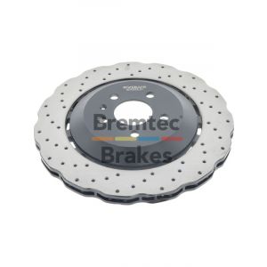 Bremtec Evolve F2S Disc Brake Rotor Rear Left For Audi RS6 4G 4.0L