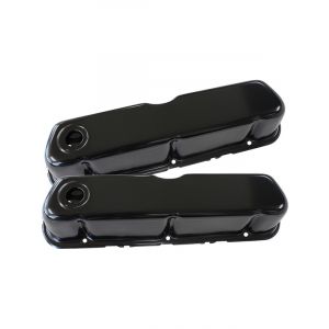 Aeroflow Black Steel Valve Covers For Ford 289-302-351 Windsor