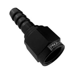 Proflow 1/2in. Straight Barb Male Fitting To 10AN Female, Black