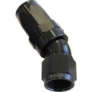 Aeroflow 150 Taper Full Flow Swivel 30 Degree Hose End -16AN Black