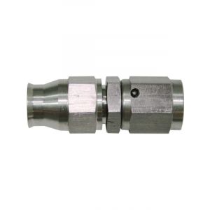 Aeroflow Straight Stainless Steel Hose Ends -4AN to -4 PTFE Hose