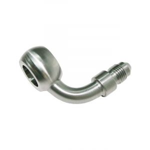 Aeroflow S/Steel 90 Degree Banjo to AN Fitting 10mm (3/8