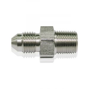 Aeroflow Stainless Steel NPT Male to AN Fitting 1/8