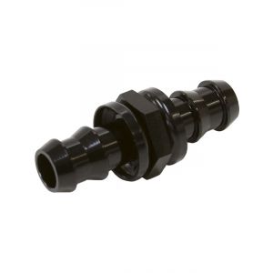 Aeroflow Male to Male Barb Push Lock Adapter -6 Black