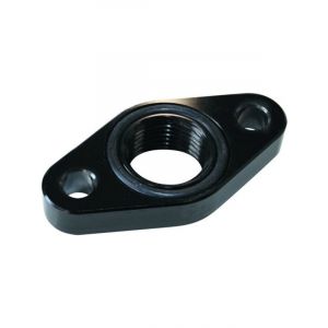 Aeroflow Turbo Drain Adapter -10AN ORB Outlet 51mm Bolt Centre Black