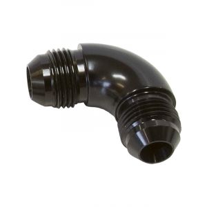 Aeroflow 90 Degree Full Flow AN Union -3AN Black
