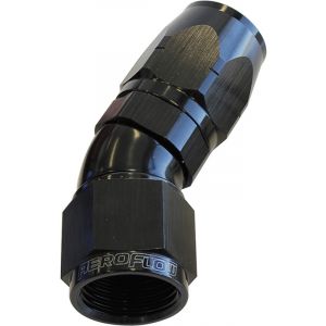 Aeroflow 550 Series Cutter Swivel 30 Degree Hose End -10AN Black