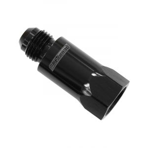 Aeroflow Roll Over Valve -8AN Black -8 Female ORB to -8 Male AN
