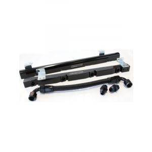 Aeroflow Billet EFI Fuel Rails Black For Holden 304-355 EFI V8