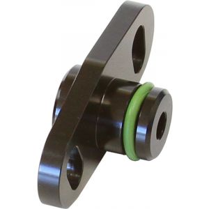 Aeroflow Fuel Rail Adapter For Mitsubishi 16mm Seal 37-40mm Centre AF64-2066BLK
