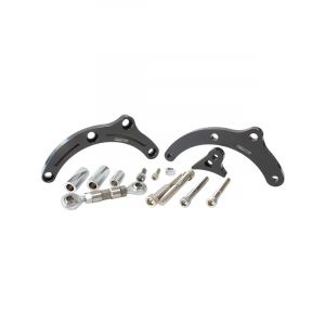 Aeroflow Aluminium Alternator Bracket Suit Big Block Chevy Black