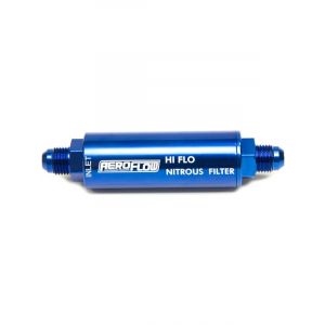 Aeroflow High Pressure Nitrous Filter -4AN 140 Micron S/Steel Element  AF66-2040