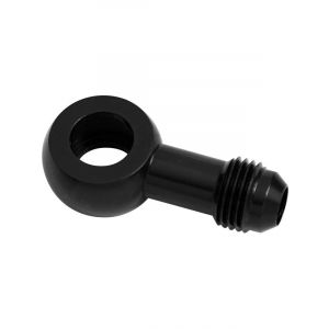 Aeroflow Alloy AN Banjo Fitting 12mm to -6AN Black
