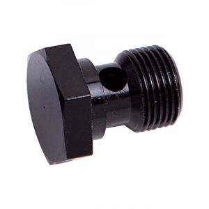 Aeroflow Alloy Banjo Bolt M12 x 1.5 Black