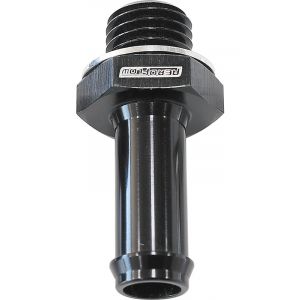 Aeroflow Barb Adapter M18 X 1.5mm to 3/8 Inch Black