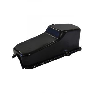 Aeroflow 5L Oil Pan For SB Chev R/H Dipstick, 2-Piece Seal Black