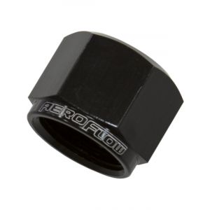 Aeroflow AN Flare Cap -8AN Black