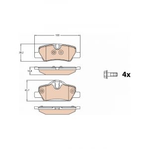 TRW Brake Pads