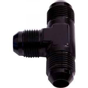 Aeroflow Flare AN Tee -10AN Black