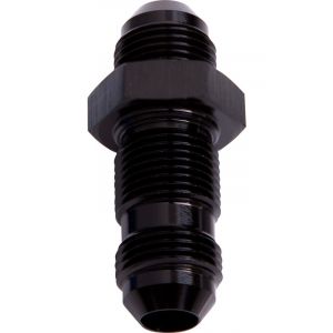 Aeroflow Straight AN Bulkhead -6AN Black