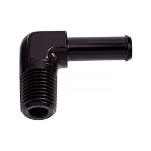 Aeroflow Male NPT to Barb 90 Degree Adapter 1/2