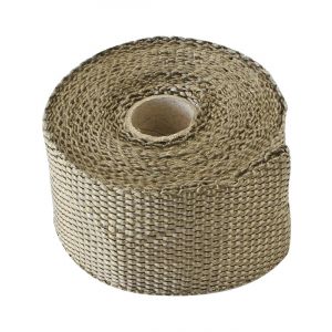 Aeroflow Exhaust Insulation Wrap 2 Inch Wide, 15ft Length Titanium