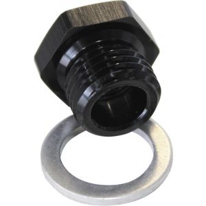 Aeroflow Metric Port Reducer M18 x 1.5 to 1/8 Inch Black