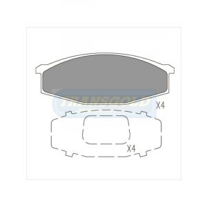 Transgold Brake Pads