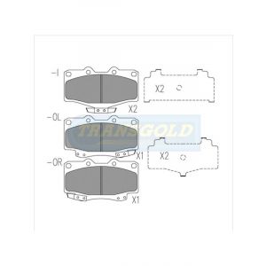 Transgold Brake Pads