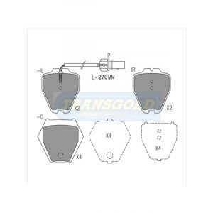 Transgold Brake Pads