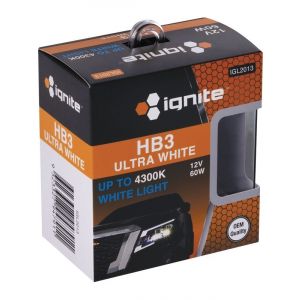 Ignite HB3 Halogen Globe 12V 60W 4300K 2 Pack