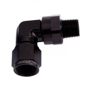 Aeroflow 90 Degree Male NPT to Female Adapter 3/8