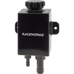 Raceworks Square Power Steering Reservoir Black