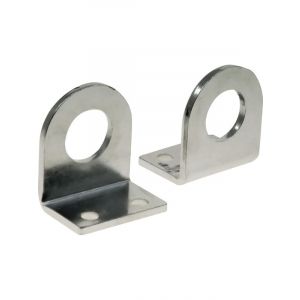 Raceworks Brake Hose Mounting Bracket Bolt On 90 Deg 2Pk