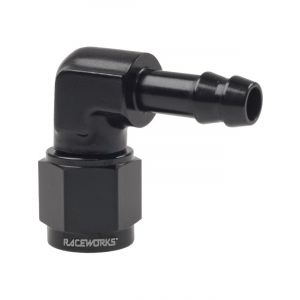 Raceworks Female AN6 To 5/16In Barb 90 Deg