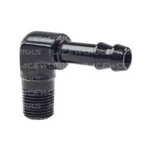 Raceworks Male NPT 1/8In To 5/16In Barb 45 Deg