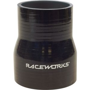 Raceworks Hose Reducer 3.00In-4.00In 76-102mm Black