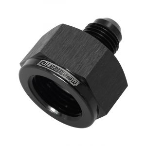 Aeroflow AN Flare Reducer Female/Male -10AN to -6AN Black