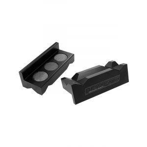 Aeroflow Billet Aluminium Magnetic Vice Jaws - Black