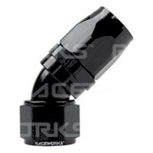 Raceworks Taper Hose End An-16 45Deg