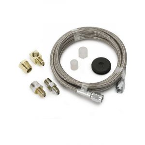 Auto Meter Line, Braided S/S #3 Dia., 6FT. Length, -3An And 1/8