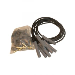 MSD Spark Plug Wires Super Conductor Spiral Core 8.5mm Black 90 Boots
