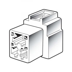 Narva 3 Way Female Quick Connector Housing Pack of 10