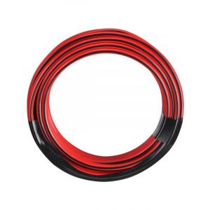 Narva 10A 3mm Twin Core Fig 8 Cable 4M Red With Black Tracer