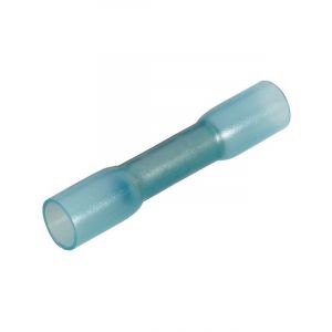 Narva 6.3 x 0.8mm Adhesive Lined Male Blade Terminal Blue Pack of 50