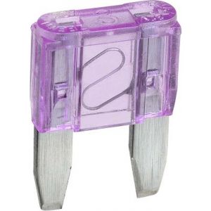 Narva 3 Amp Purple Mini Blade Fuse Pack of 50