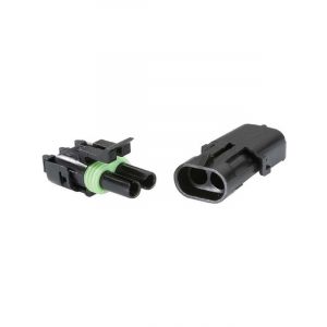Narva 2 Way Waterproof Connector With Terminals & Seals Pack of 2